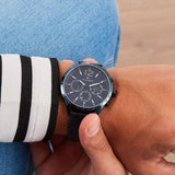 Tommy Hilfiger Gavin Chronograph Blue Dial Blue Mesh Bracelet Watch for Men - 1791471 Buy Now By Tommy Hilfiger