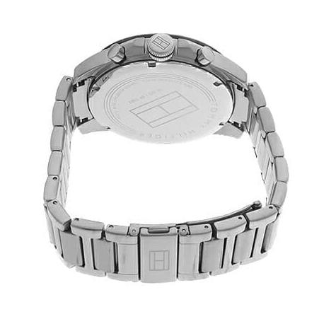 Tommy Hilfiger Decker Quartz Black Dial Silver Steel Strap Watch for Men - 1791472 Buy Now By Tommy Hilfiger