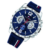 Tommy Hilfiger Decker Blue Dial Blue Rubber Strap Watch for Men - 1791476 Buy Now By Tommy Hilfiger