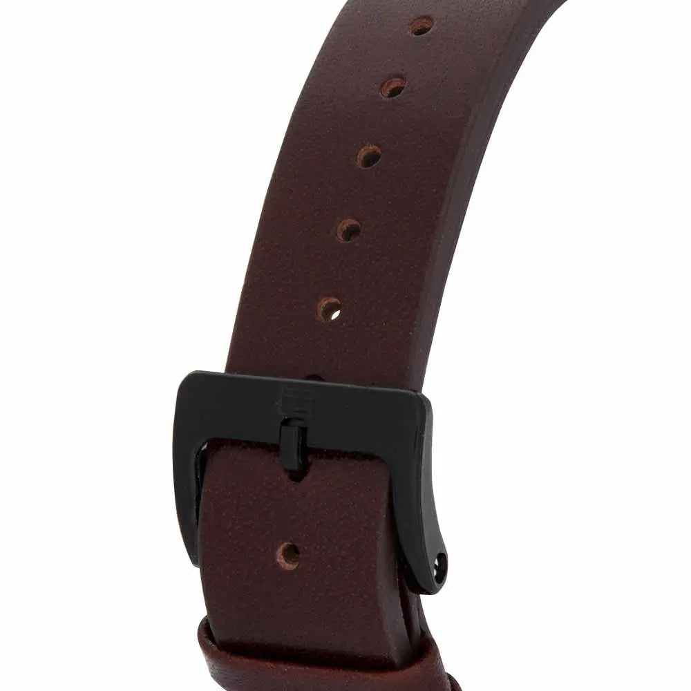 Tommy Hilfiger Denim Black Dial Brown Leather Strap Watch for Men - 1791478 Buy Now By Tommy Hilfiger