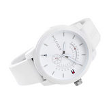 Tommy Hilfiger Denim Analog White Dial White Rubber Strap Watch for Men - 1791481 Buy Now By Tommy Hilfiger