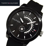 Tommy Hilfiger Denim Quartz Black Dial Black Rubber Strap Watch for Men - 1791483 Buy Now By Tommy Hilfiger