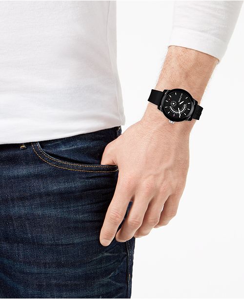 Tommy Hilfiger Denim Quartz Black Dial Black Leather Strap Watch for Men - 1791479 Buy Now By Tommy Hilfiger