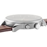 Tommy Hilfiger Chase Chronograph Grey Dial Brown Leather Strap Watch For Men - 1791487 Buy Now By Tommy Hilfiger