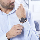 Tommy Hilfiger Chase Chronograph Quartz Grey Dial Black Leather Strap Watch For Men - 1791488 Buy Now By Tommy Hilfiger