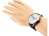 Tommy Hilfiger Lexor Silver Dial Black Leather Strap Watch For Men - 1791489 Buy Now By Tommy Hilfiger