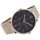 Tommy Hilfiger Brooklyn Grey Dial Gold Mesh Bracelet Watch for Men - 1791506 Buy Now By Tommy Hilfiger