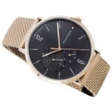 Tommy Hilfiger Brooklyn Grey Dial Gold Mesh Bracelet Watch for Men - 1791506 Buy Now By Tommy Hilfiger