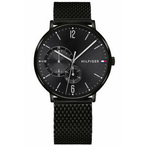 Tommy Hilfiger Brooklyn Black Dial Black Mesh Bracelet Watch for Men - 1791507 Buy Now By Tommy Hilfiger