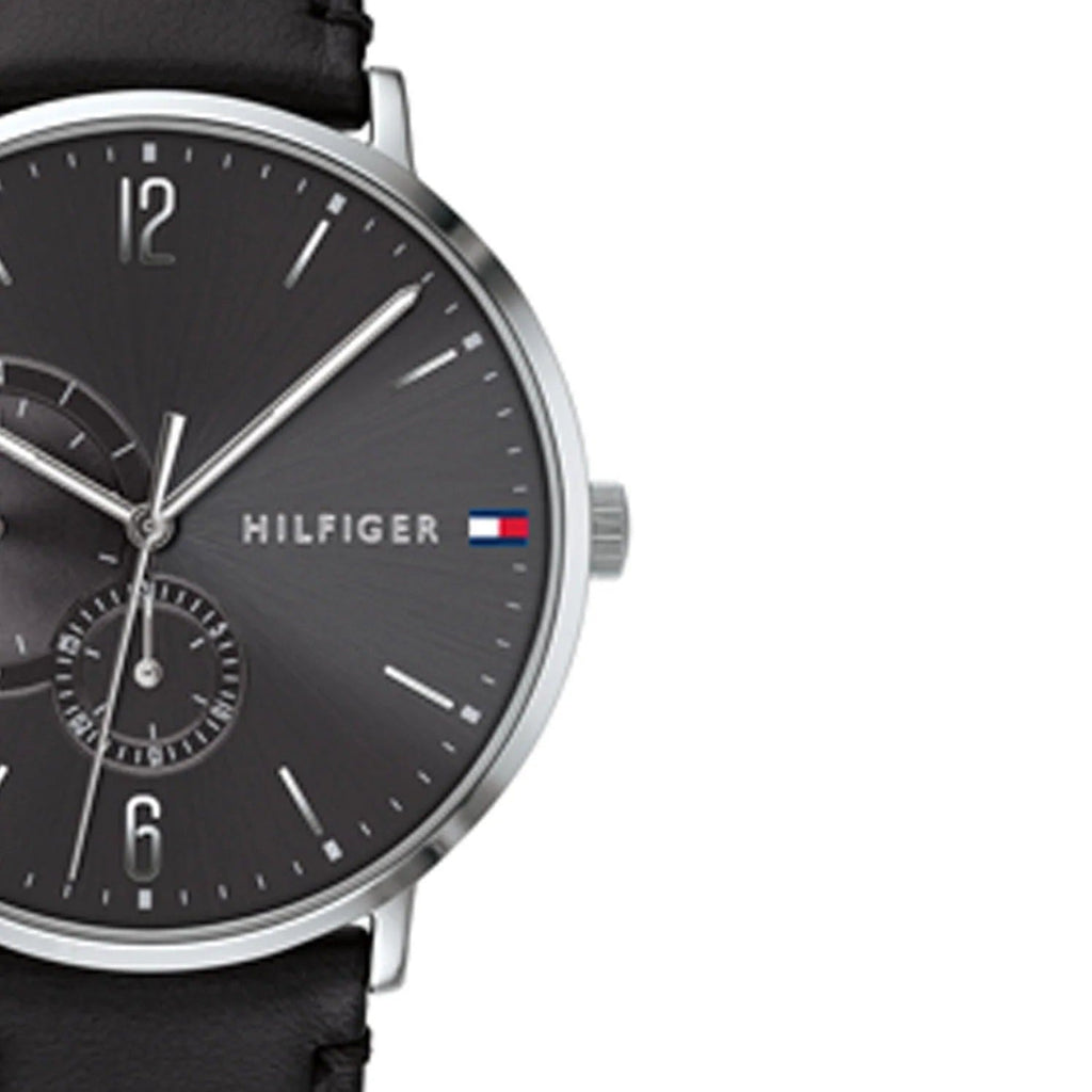 Tommy Hilfiger Brooklyn Black Dial Black Leather Strap Watch for Men - 1791509 Buy Now By Tommy Hilfiger