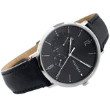 Tommy Hilfiger Brooklyn Black Dial Black Leather Strap Watch for Men - 1791509 Buy Now By Tommy Hilfiger
