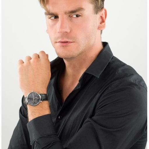 Tommy Hilfiger Brooklyn Black Dial Black Leather Strap Watch for Men - 1791509 Buy Now By Tommy Hilfiger