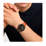 Tommy Hilfiger Brooklyn Quartz Black Dial Brown Leather Strap Watch for Men - 1791510 Buy Now By Tommy Hilfiger