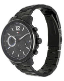 Tommy Hilfiger London Chronograph Black Dial Black Steel Strap Watch for Men - 1791529 Buy Now By Tommy Hilfiger