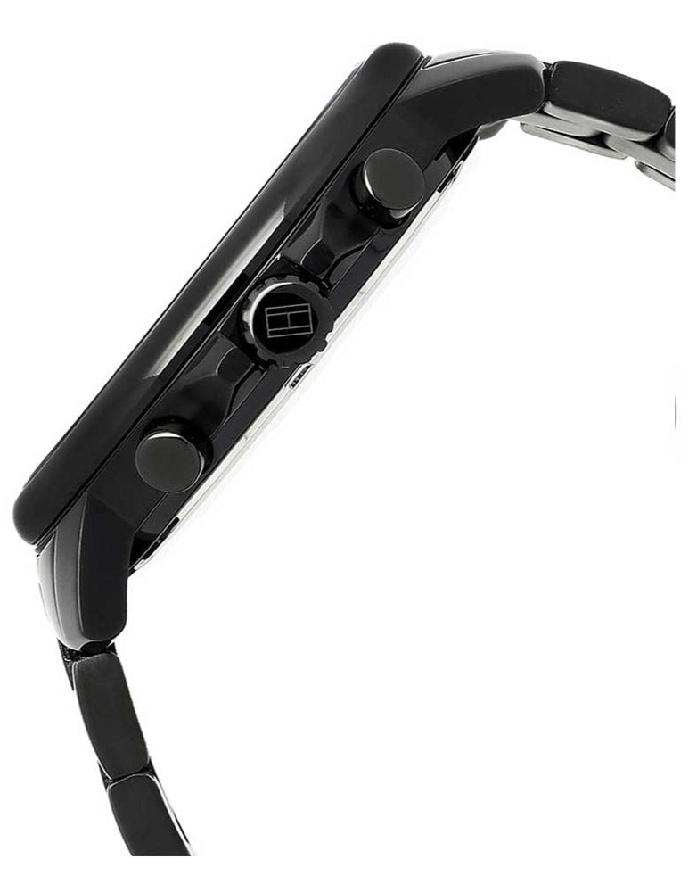 Tommy Hilfiger London Chronograph Black Dial Black Steel Strap Watch for Men - 1791529 Buy Now By Tommy Hilfiger