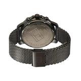 Tommy Hilfiger Deacon Multifunction Black Dial Black Mesh Bracelet Watch for Men - 1791546 Buy Now By Tommy Hilfiger