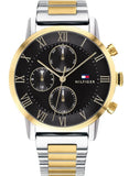 Tommy Hilfiger Analog Black Dial Two Tone Steel Strap Watch for Men - 1791539 Buy Now By Tommy Hilfiger