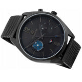 Tommy Hilfiger Deacon Analog Black Dial Black Mesh Bracelet Watch for Men - 1791547 Buy Now By Tommy Hilfiger