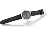 Tommy Hilfiger Deacan Grey Dial Black Leather Strap Watch for Men - 1791548 Buy Now By Tommy Hilfiger
