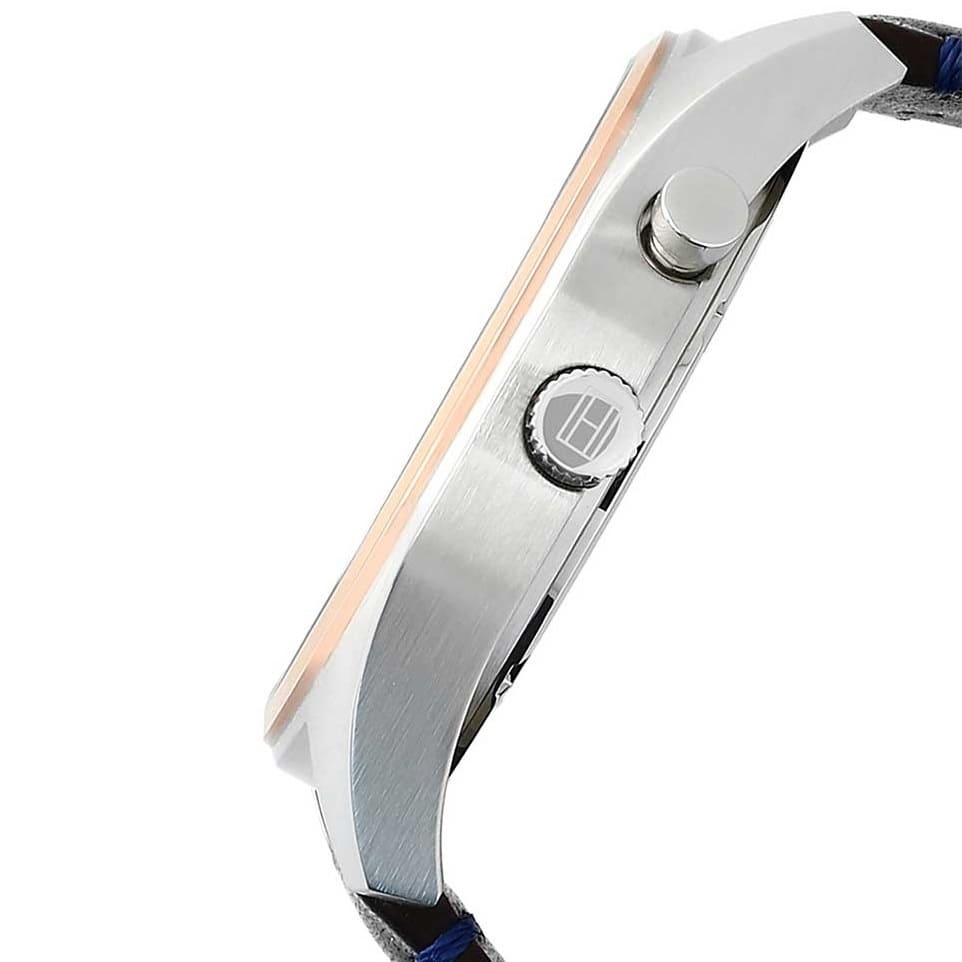 Tommy Hilfiger Deacan Blue Dial Brown Leather Strap Watch for Men - 1791549 Buy Now By Tommy Hilfiger