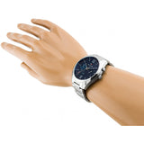 Tommy Hilfiger Deacan Blue Dial Silver Steel Strap Watch for Men - 1791551 Buy Now By Tommy Hilfiger