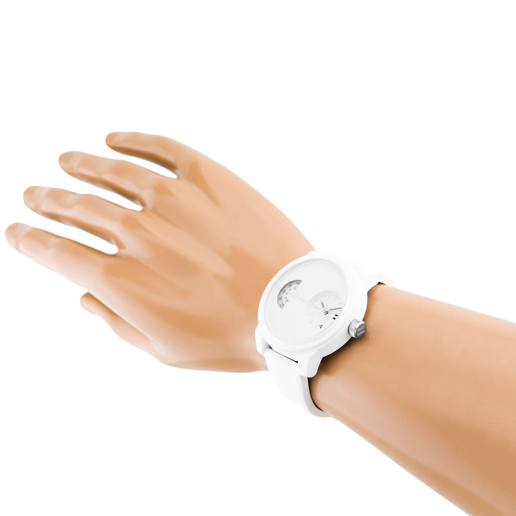 Tommy Hilfiger Denim White Dial White Rubber Strap Watch for Men - 1791558 Buy Now By Tommy Hilfiger