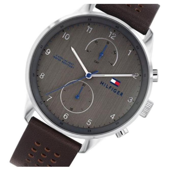 Tommy Hilfiger Chase Quartz Brown Dial Brown Leather Strap Watch for Men - 1791579 Buy Now By Tommy Hilfiger