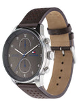 Tommy Hilfiger Chase Quartz Brown Dial Brown Leather Strap Watch for Men - 1791579 Buy Now By Tommy Hilfiger