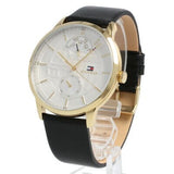 Tommy Hilfiger Hunter White Dial Black Leather Strap Watch for Men - 1791606 Buy Now By Tommy Hilfiger