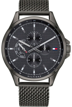 Tommy Hilfiger Shawn Chronograph Quartz Grey Dial Grey Mesh Bracelet Watch for Men - 1791613 Buy Now By Tommy Hilfiger