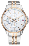 Tommy Hilfiger Shawn Quartz White Dial Two Tone Steel Strap Watch for Men - 1791617 Buy Now By Tommy Hilfiger