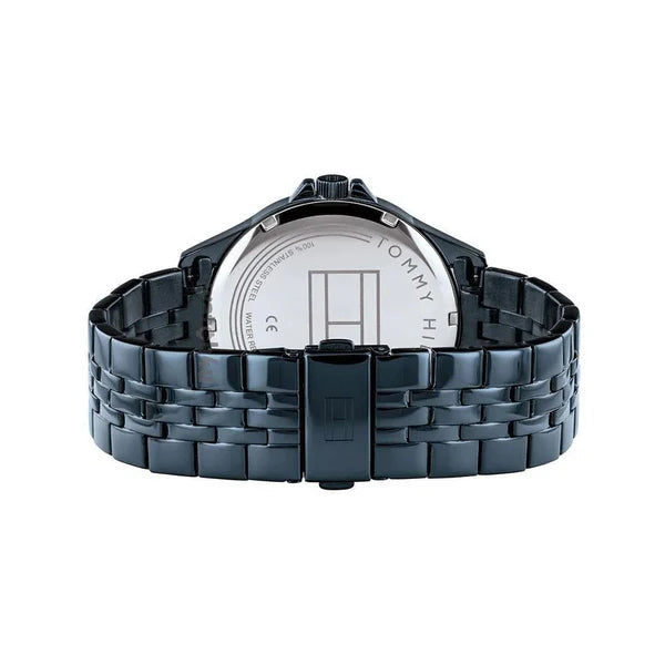 Tommy Hilfiger Shawn Quartz Blue Dial Blue Steel Strap Watch for Men - 1791618 Buy Now By Tommy Hilfiger