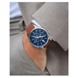 Tommy Hilfiger Spencer Blue Dial Brown Leather Strap Watch for Men - 1791642 Buy Now By Tommy Hilfiger