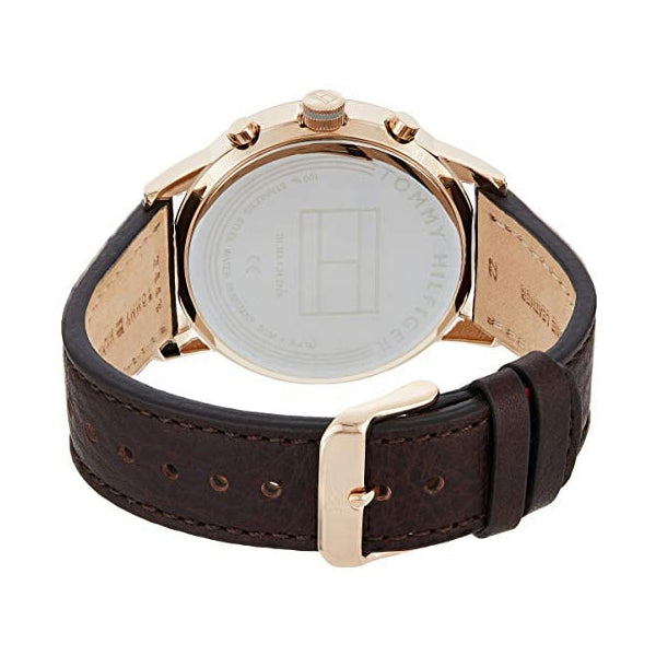 Tommy Hilfiger Multi Function Chronograph Black Dial Brown Leather Strap Watch for Men - 1791631 Buy Now By Tommy Hilfiger