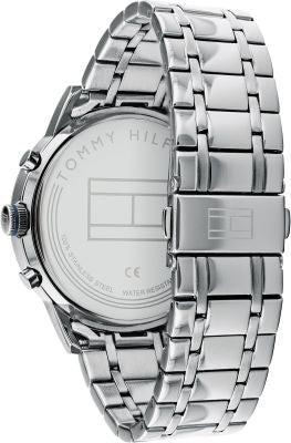 Tommy Hilfiger Kyle Chronograph Grey Dial Silver Steel Strap Watch for Men - 1791632 Buy Now By Tommy Hilfiger