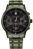 Tommy Hilfiger Quartz Black Dial Black Steel Strap Watch for Men - 1791634 Buy Now By Tommy Hilfiger