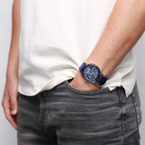 Tommy Hilfiger Austin Quartz Blue Dial Blue Rubber Strap Watch for Men - 1791635 Buy Now By Tommy Hilfiger