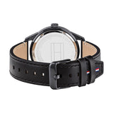 Tommy Hilfiger Austin Black Dial Black Leather Strap Watch for Men - 1791638 Buy Now By Tommy Hilfiger