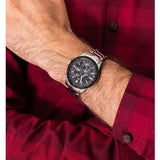 Tommy Hilfiger Austin Black Dial Silver Steel Strap Watch for Men - 1791639 Buy Now By Tommy Hilfiger