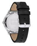 Tommy Hilfiger Spencer Skeleton Black Dial Black Leather Strap Watch for Men - 1791641 Buy Now By Tommy Hilfiger