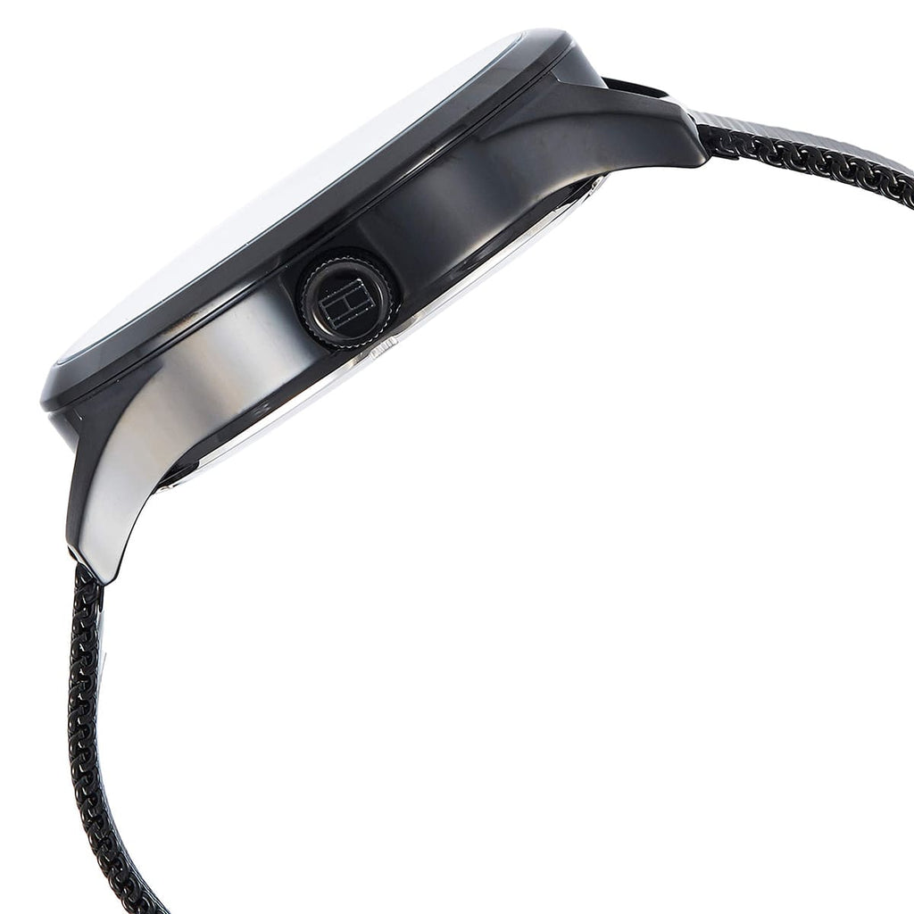 Tommy Hilfiger Spencer Skeleton Black Dial Black Mesh Bracelet Watch for Men - 1791644 Buy Now By Tommy Hilfiger