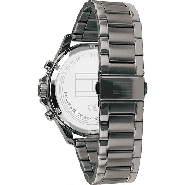 Tommy Hilfiger Bank Grey Dial Grey Steel Strap Watch for Men - 1791719 Buy Now By Tommy Hilfiger