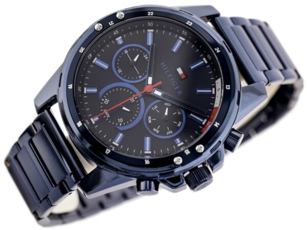 Tommy Hilfiger Mason Blue Dial Blue Steel Strap Watch for Men - 1791789 Buy Now By Tommy Hilfiger