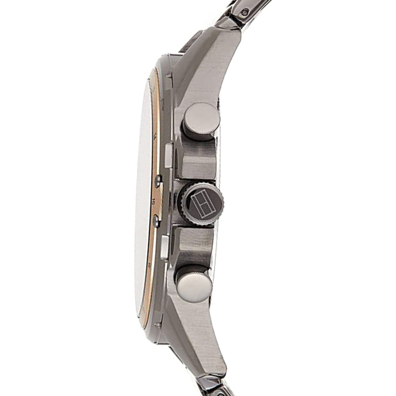 Tommy Hilfiger Mason Grey Dial Grey Steel Strap Watch for Men - 1791790 Buy Now By Tommy Hilfiger