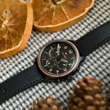 Tommy Hilfiger Asher Chronograph Black Dial Black Leather Strap Watch For Men - 1791854 Buy Now By Tommy Hilfiger