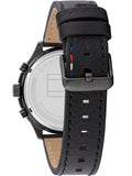 Tommy Hilfiger Asher Chronograph Black Dial Black Leather Strap Watch For Men - 1791854 Buy Now By Tommy Hilfiger