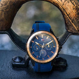 Tommy Hilfiger Aiden Chronograph Blue Dial Blue Silicone Strap Watch For Men - 1791860 Buy Now By Tommy Hilfiger