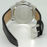 Tommy Hilfiger Larson Chronograph Black Dial Black Leather Strap Watch For Men - 1791984 Buy Now By Tommy Hilfiger