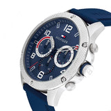 Tommy Hilfiger Blaze Chronograph Blue Dial Blue Rubber Strap Watch For Men - 1792027 Buy Now By Tommy Hilfiger