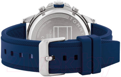 Tommy Hilfiger Blaze Chronograph Blue Dial Blue Rubber Strap Watch For Men - 1792027 Buy Now By Tommy Hilfiger